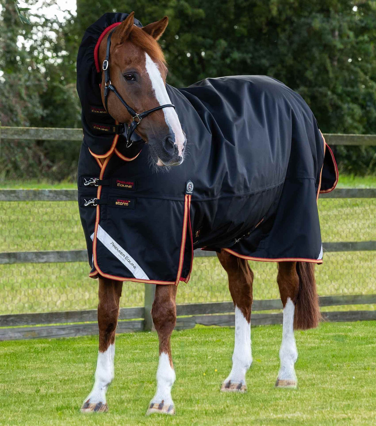 Premier Equine Titan Storm 450g Combo Turnout Rug with Snug-Fit Neck - Nags Essentials