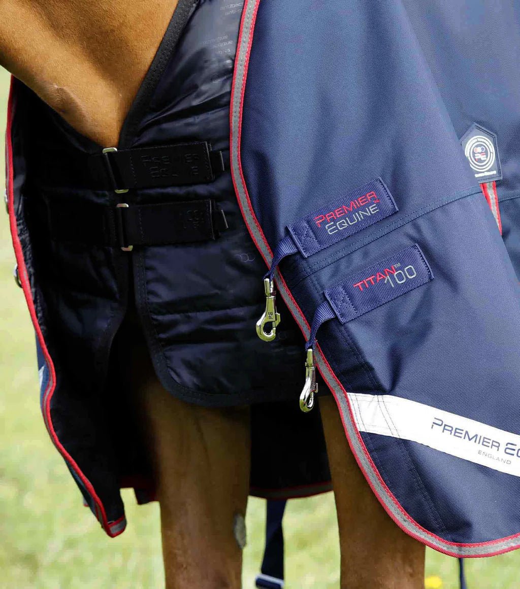 Premier Equine Titan Trio Complete 4 in 1 Turnout Rug - Navy - Nags Essentials