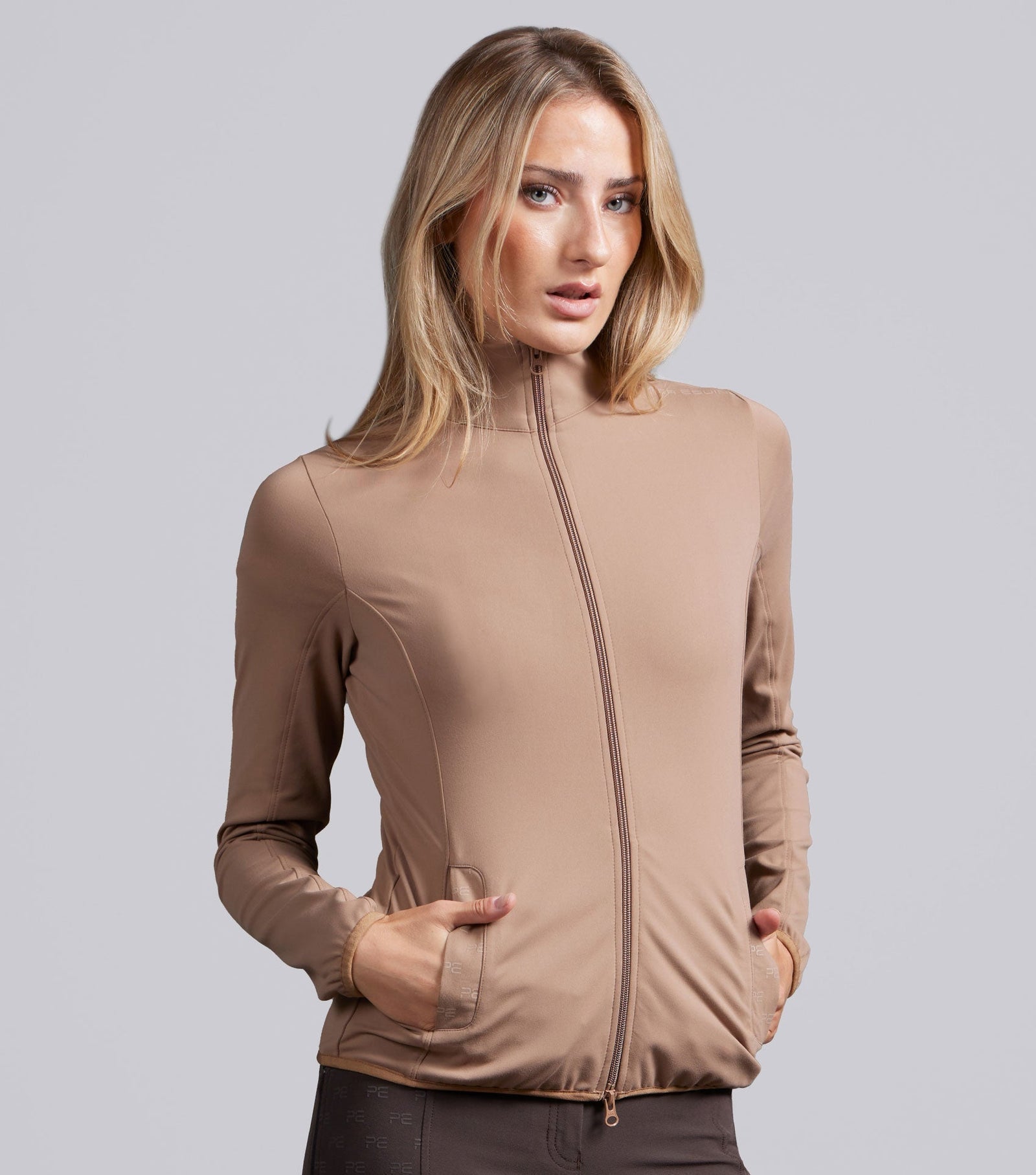 Premier Equine Valerius Womens Jacket - Latte - Nags Essentials