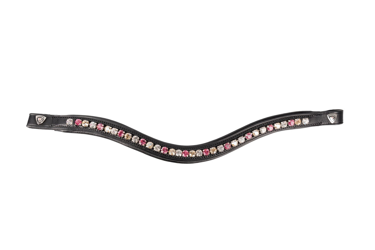 ProPresicce Signature Curved Diamante Browband by Hy Equestrian - Nags Essentials