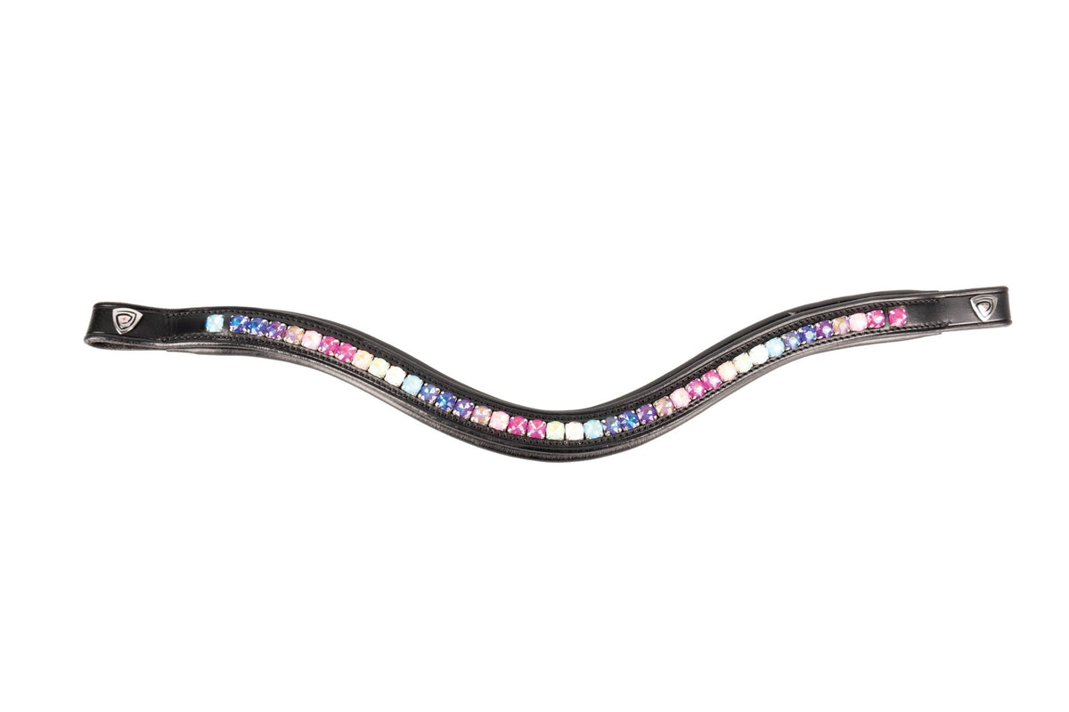 ProPresicce Signature Curved Diamante Browband by Hy Equestrian - Nags Essentials
