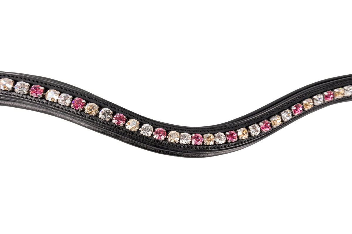 ProPresicce Signature Curved Diamante Browband by Hy Equestrian - Nags Essentials