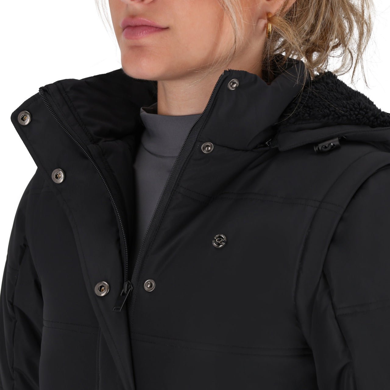 Rayah Winter Jacket with detachable sleeves - Nags Essentials