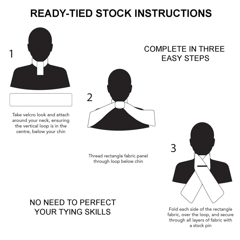 Ready-Tied Stock - Pin Spot - Nags Essentials