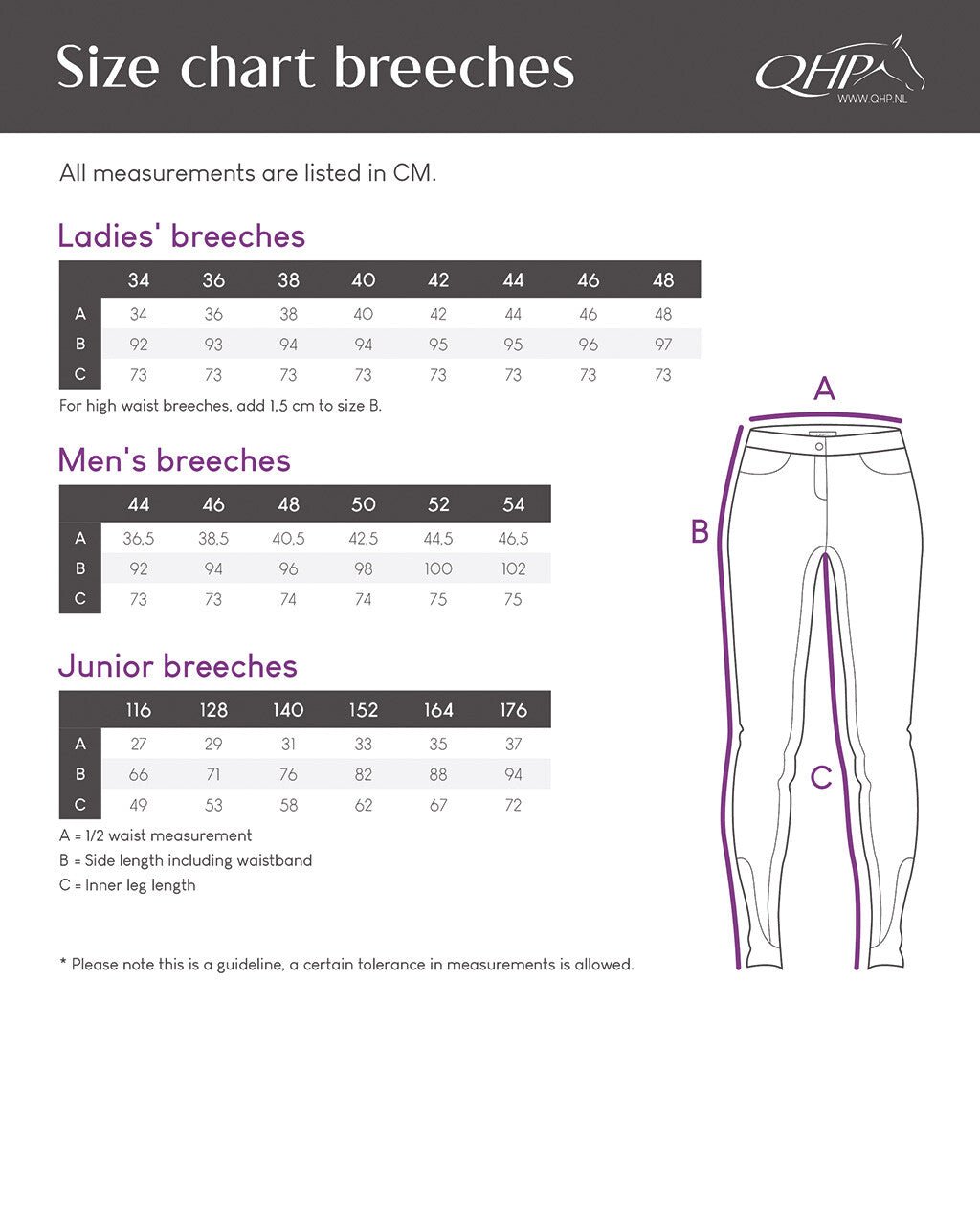 Riding Tights Lucky Start Junior Full Grip - Nags Essentials