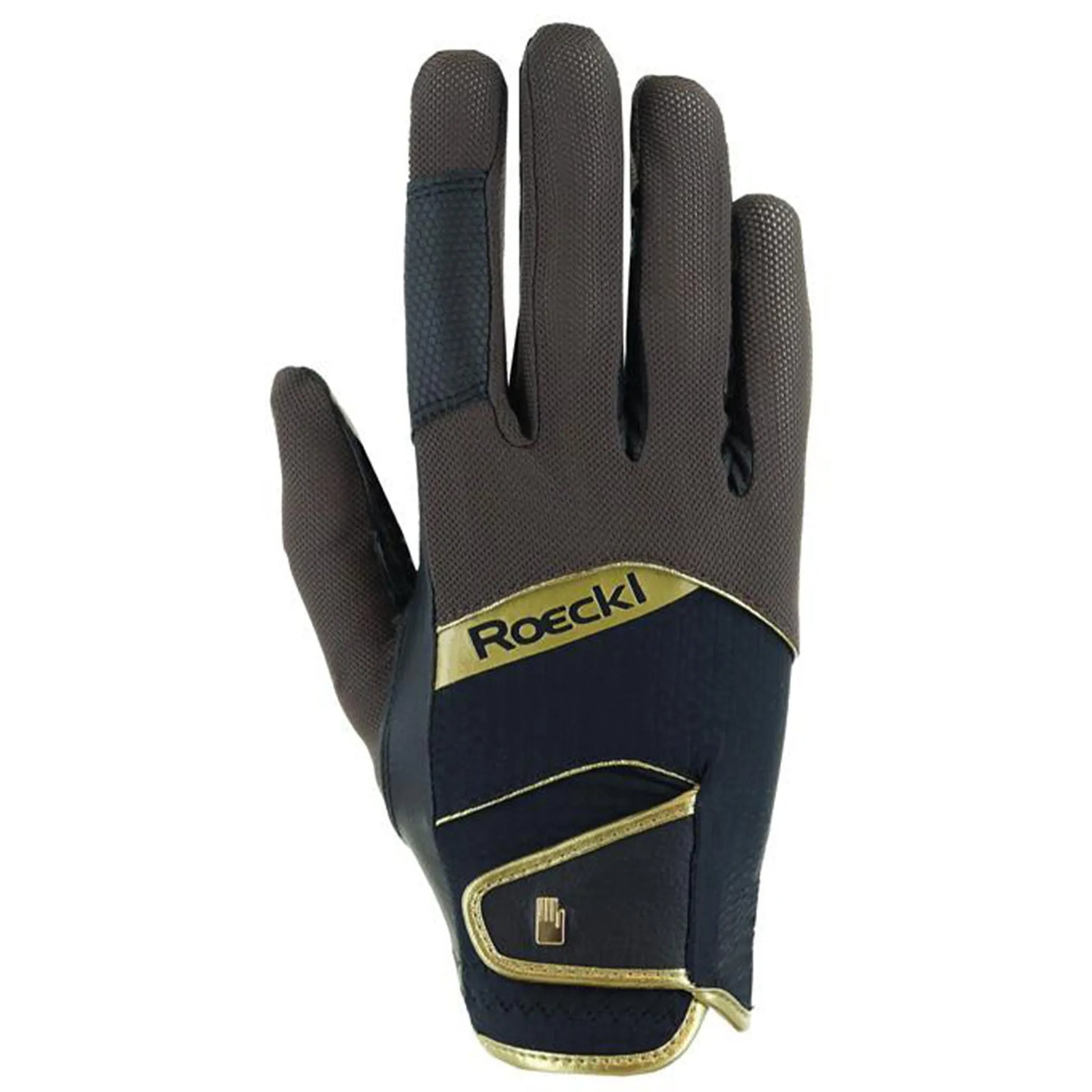 Roeckl Millero Gloves - Brown/Gold