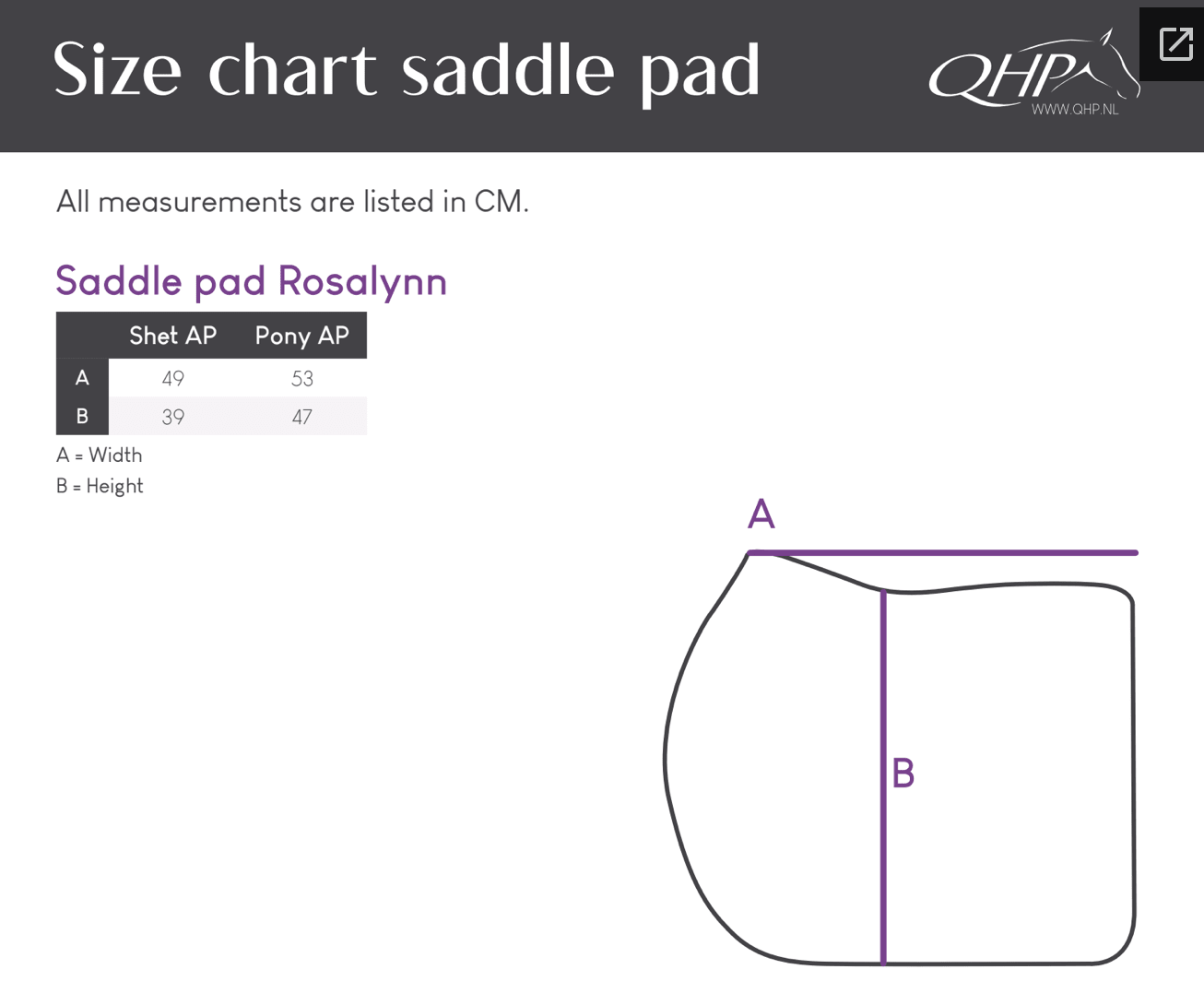 Rosalynn Saddlepad - Nags Essentials
