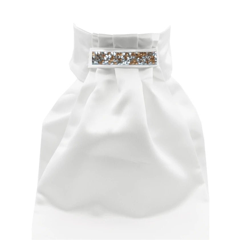 Rose Gold Crystal Deluxe Ready - Tied Stock - White - Nags Essentials