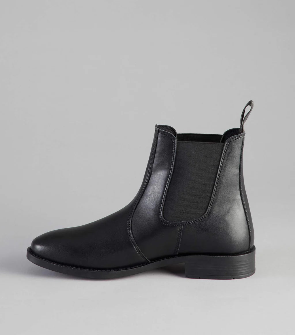 Premier Equine Rossago Synthetic Chelsea Paddock Boot - Black