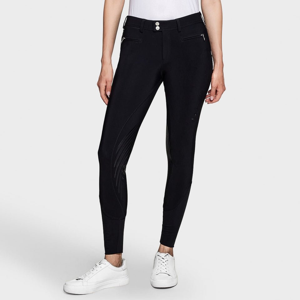 Samshield Adele Knee Grip Black Breeches - Nags Essentials