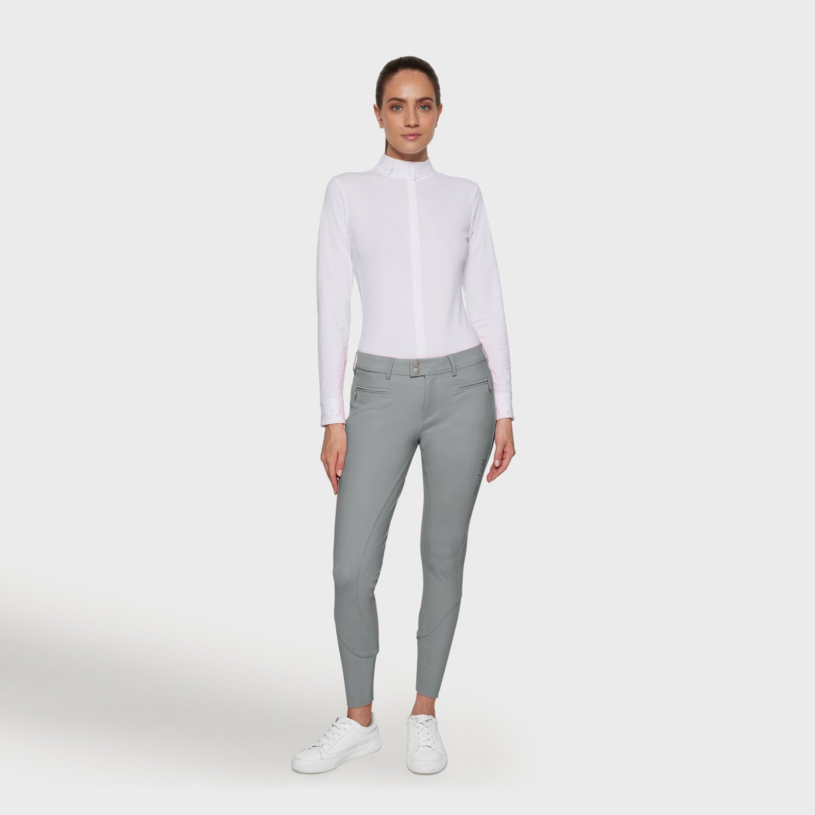 Samshield Adele Knee Grip Ladies Breeches Nickel - Nags Essentials