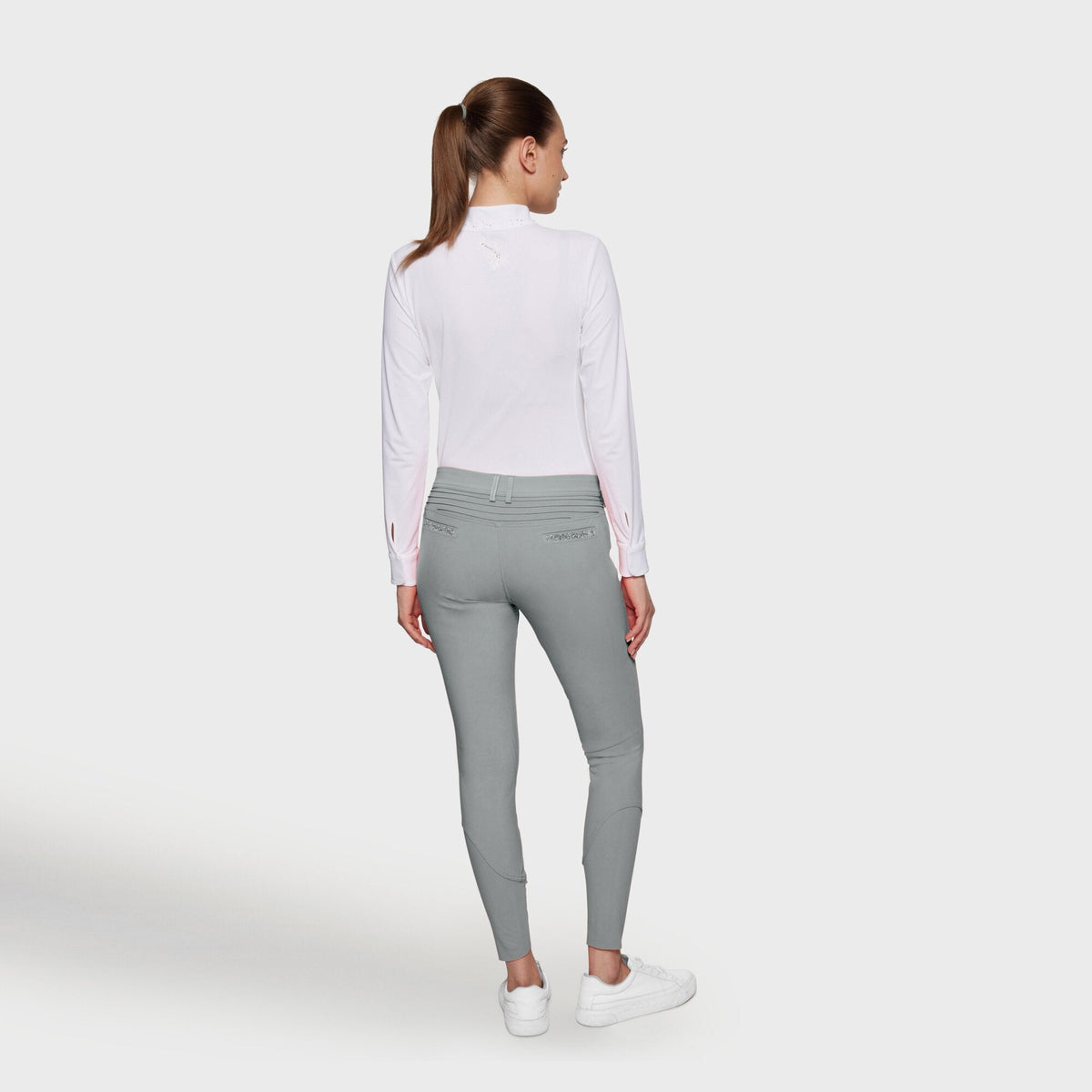 Samshield Adele Knee Grip Ladies Breeches Nickel - Nags Essentials