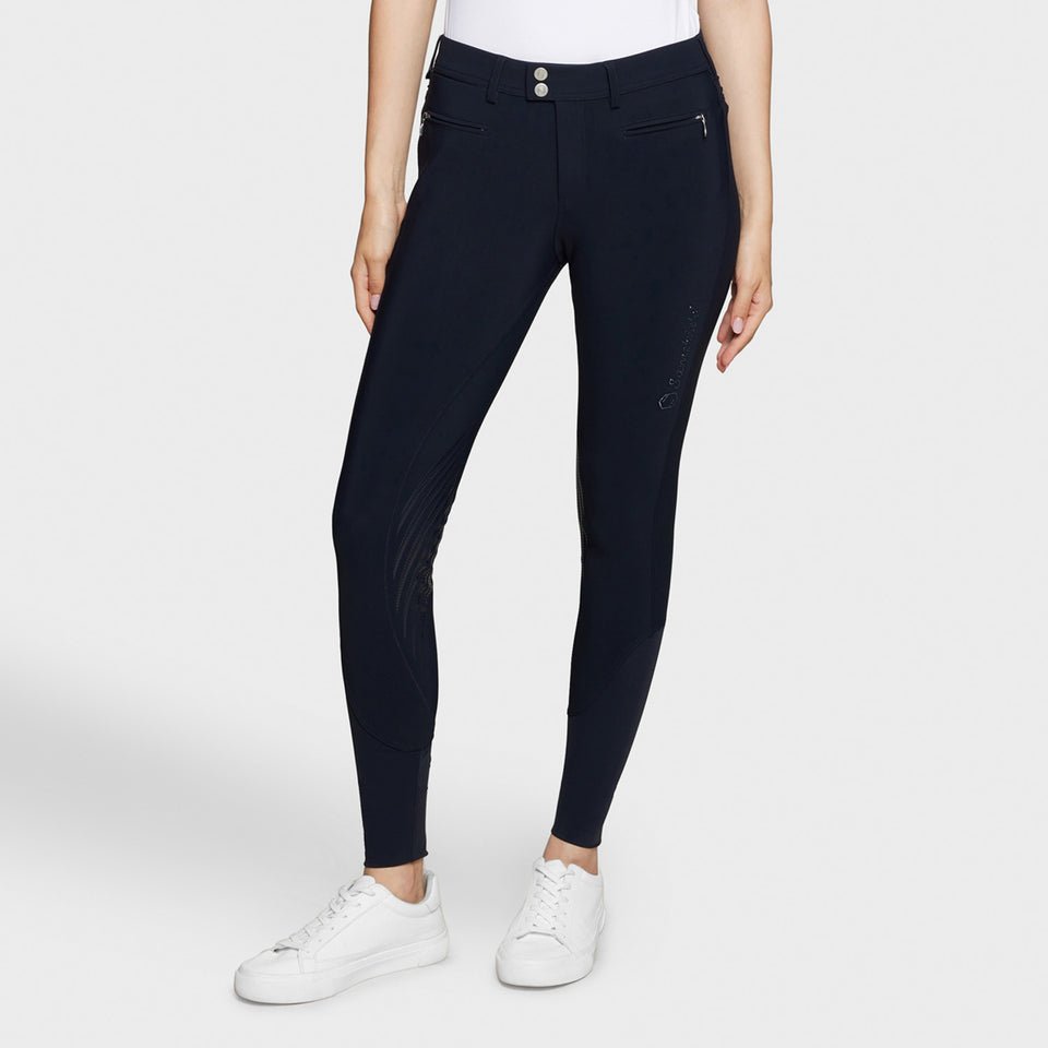 Samshield Adele Knee Grip Navy Breeches - Nags Essentials