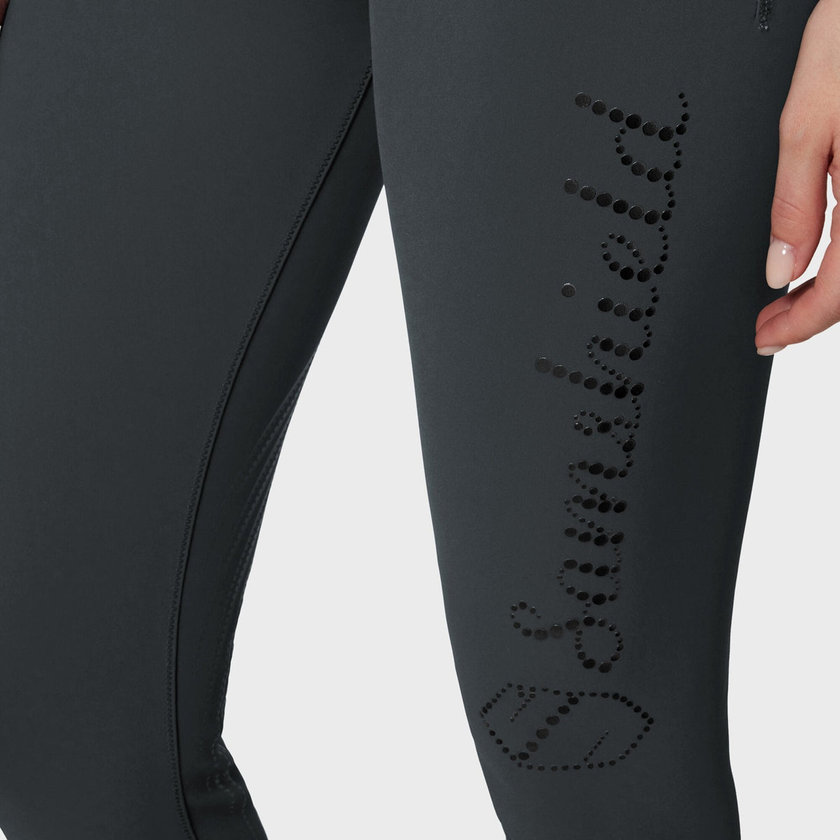 Samshield Alpha Knee Grip Riding Tights Anthracite - Nags Essentials