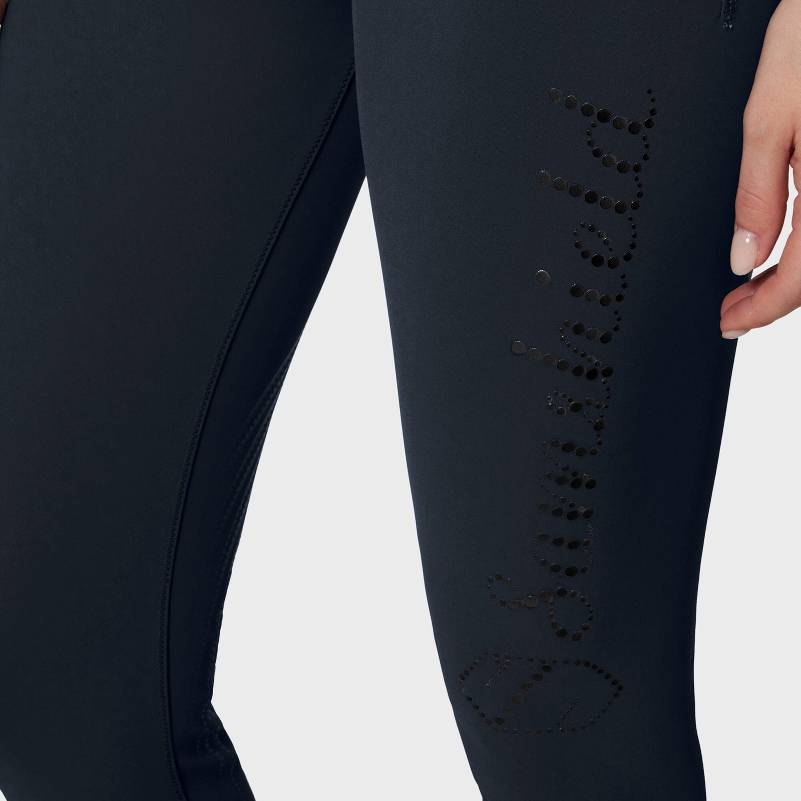 Samshield Alpha Knee Grip Riding Tights Navy - Nags Essentials