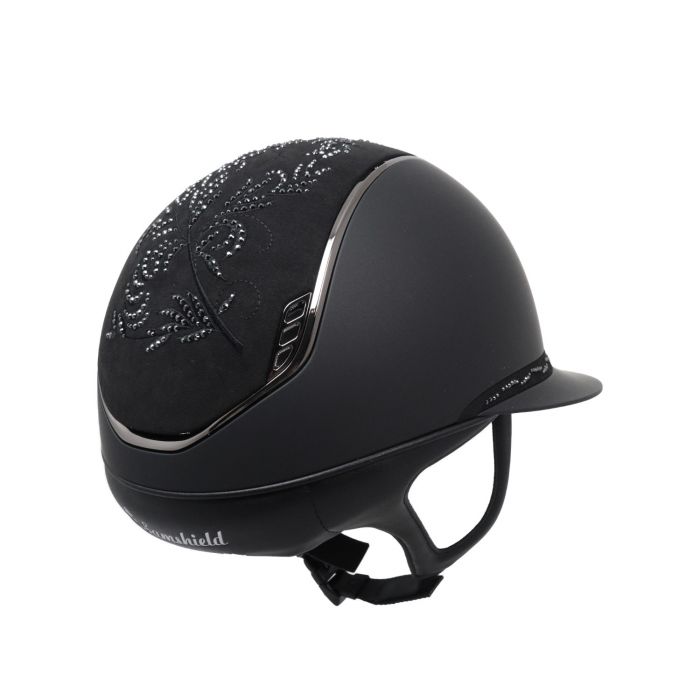 Samshield MissShield 2.0 Matt Black Flower Swarovski with Chrome Black Trim - Nags Essentials