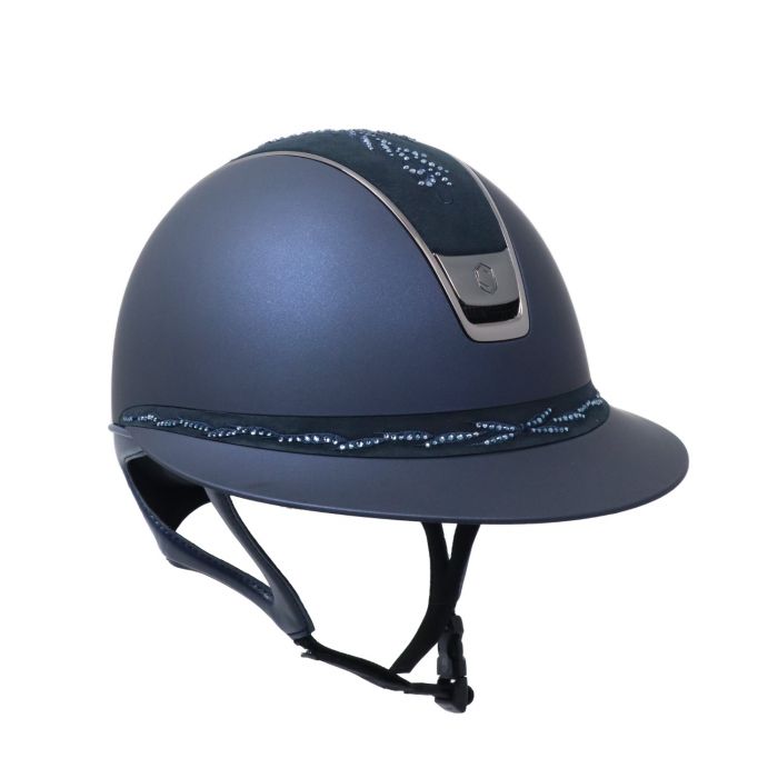Samshield MissShield 2.0 Matt Blue Flower Swarovski with Chrome Black Trim - Nags Essentials