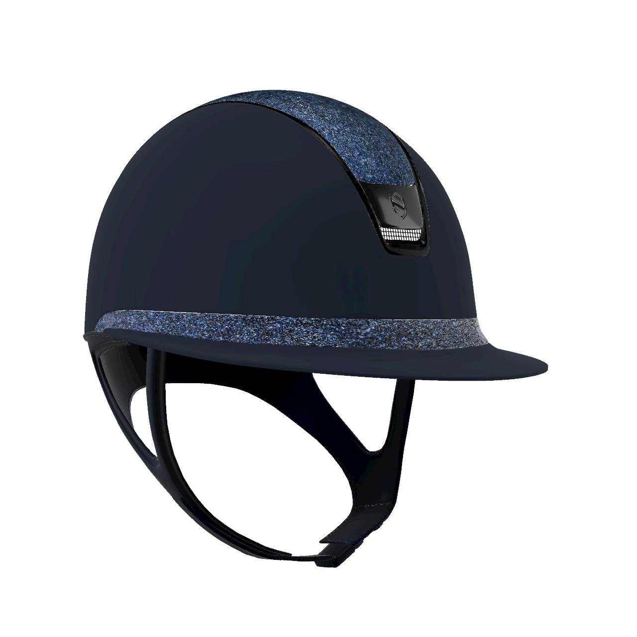 Samshield MissShield Matt Blue 2.0 Ultra Fine Rock Cosmic Nights Top and Frontal Band with Black Chrome Trim - Nags Essentials