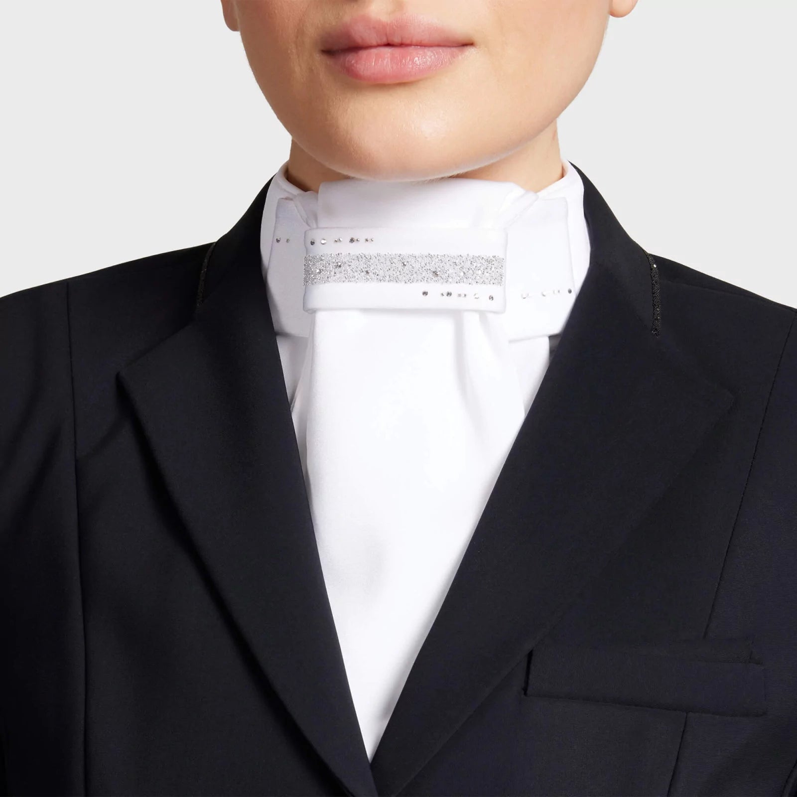 Samshield Plastron Crystal Intarsia Stock - Nags Essentials