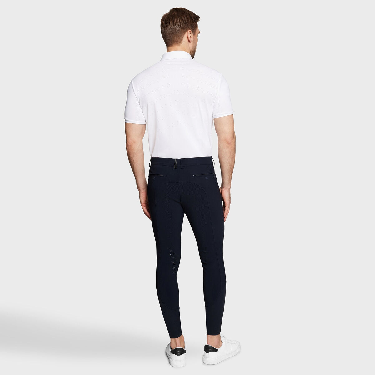 Samshield Raphael Full Grip Mens Breeches Navy - Nags Essentials