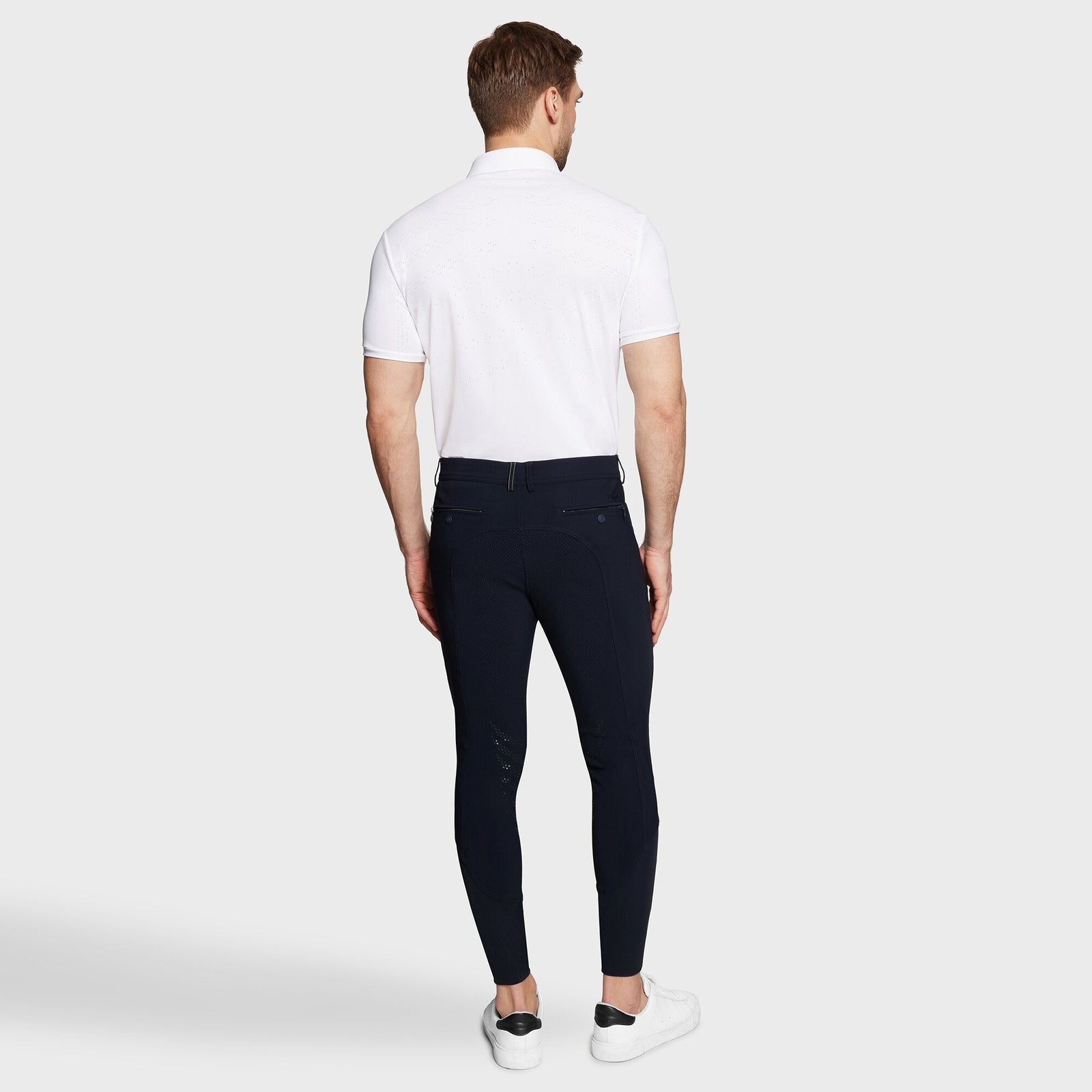 Samshield Raphael Full Grip Mens Breeches Navy - Nags Essentials