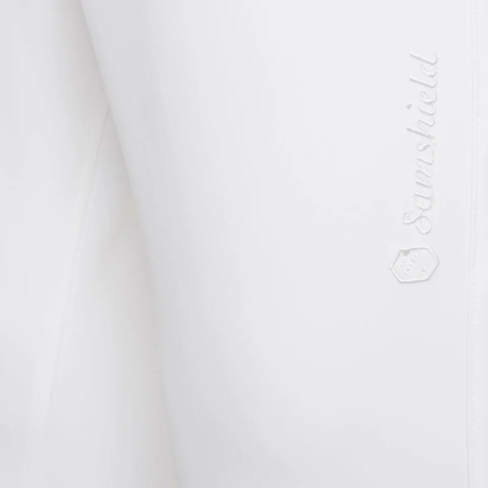 Samshield Raphael Full Grip Mens Breeches White - Nags Essentials
