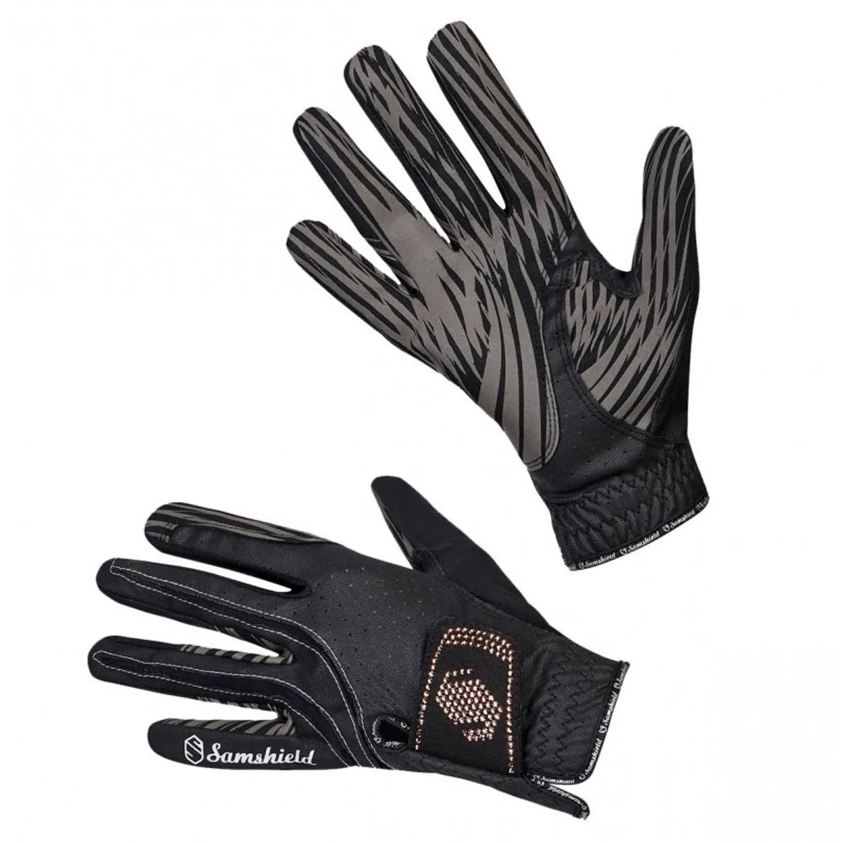 Samshield V - Skin Swarovski Gloves Black/Rose Gold - Nags Essentials