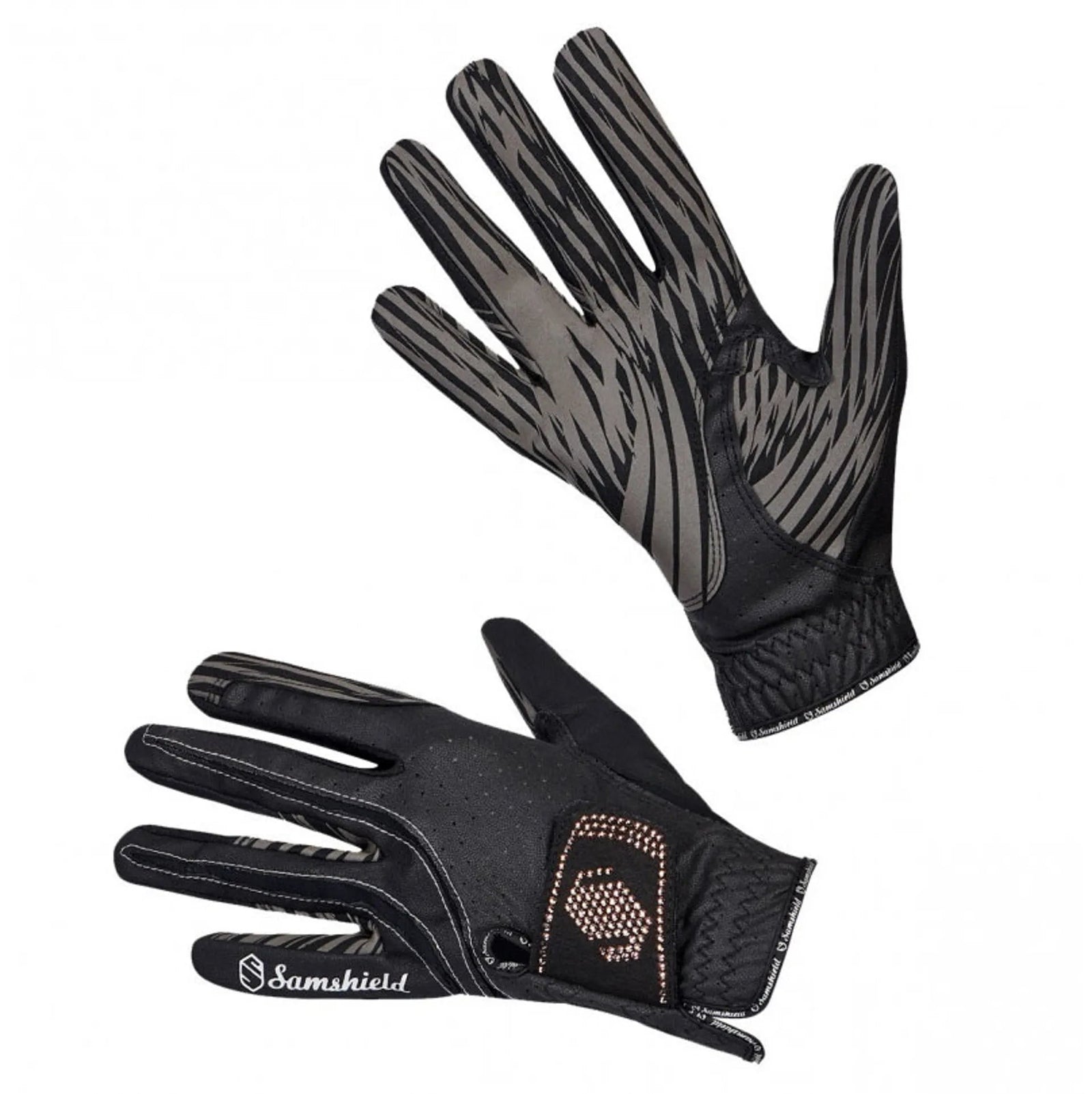 Samshield V - Skin Swarovski Gloves Black/Rose Gold - Nags Essentials