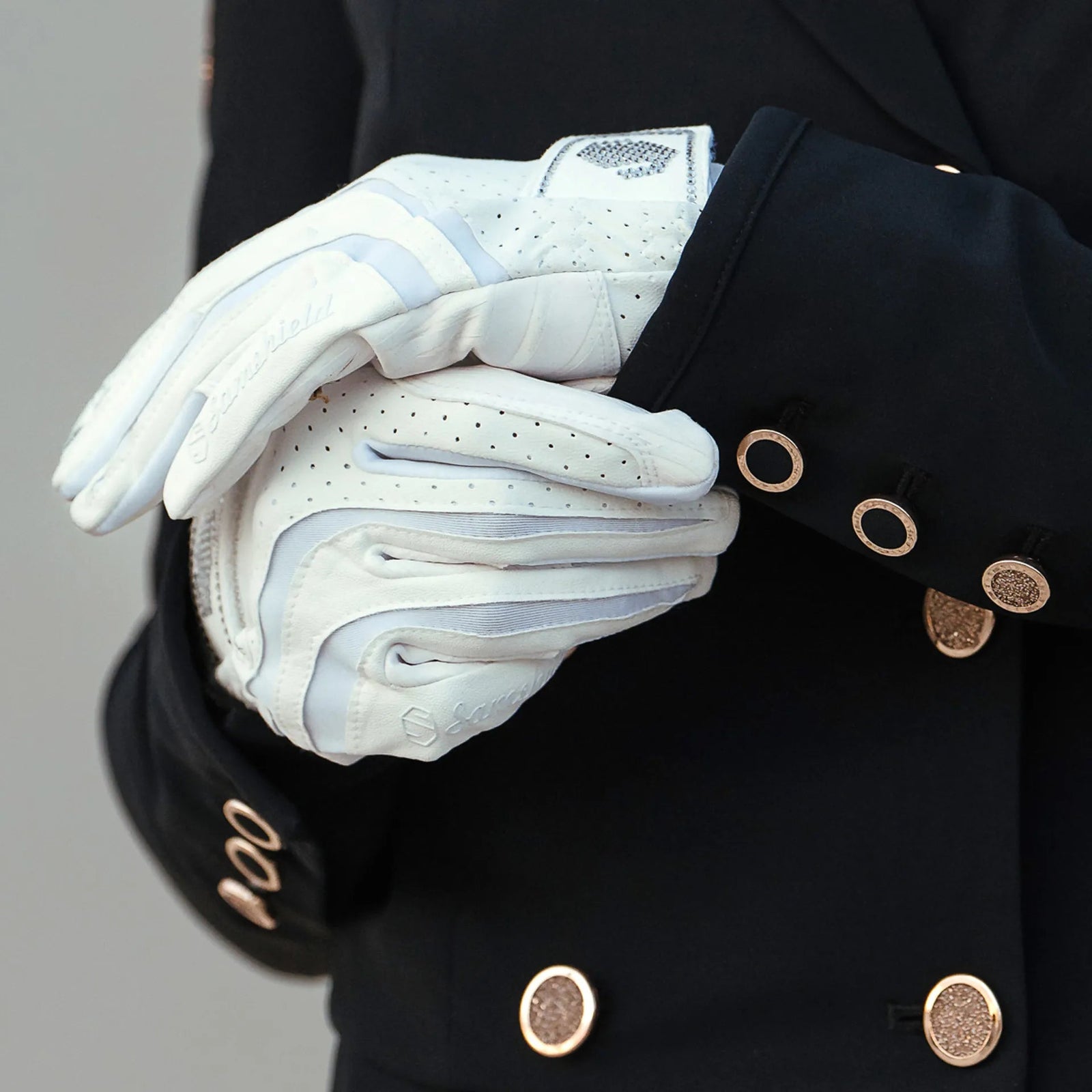 Samshield V - Skin Swarovski Gloves White/Silver - Nags Essentials