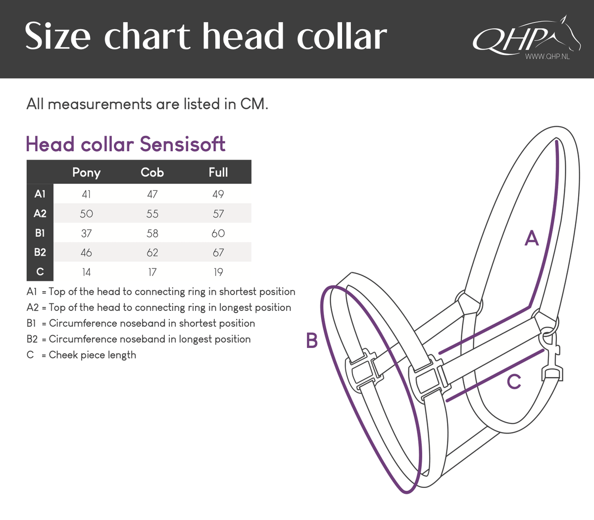 SensiSoft Anatomical Headcollar - Nags Essentials