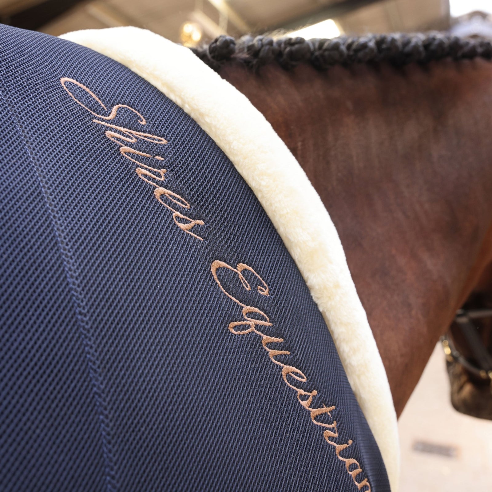 Shires Deluxe Air Motion Cooler - Navy - Nags Essentials