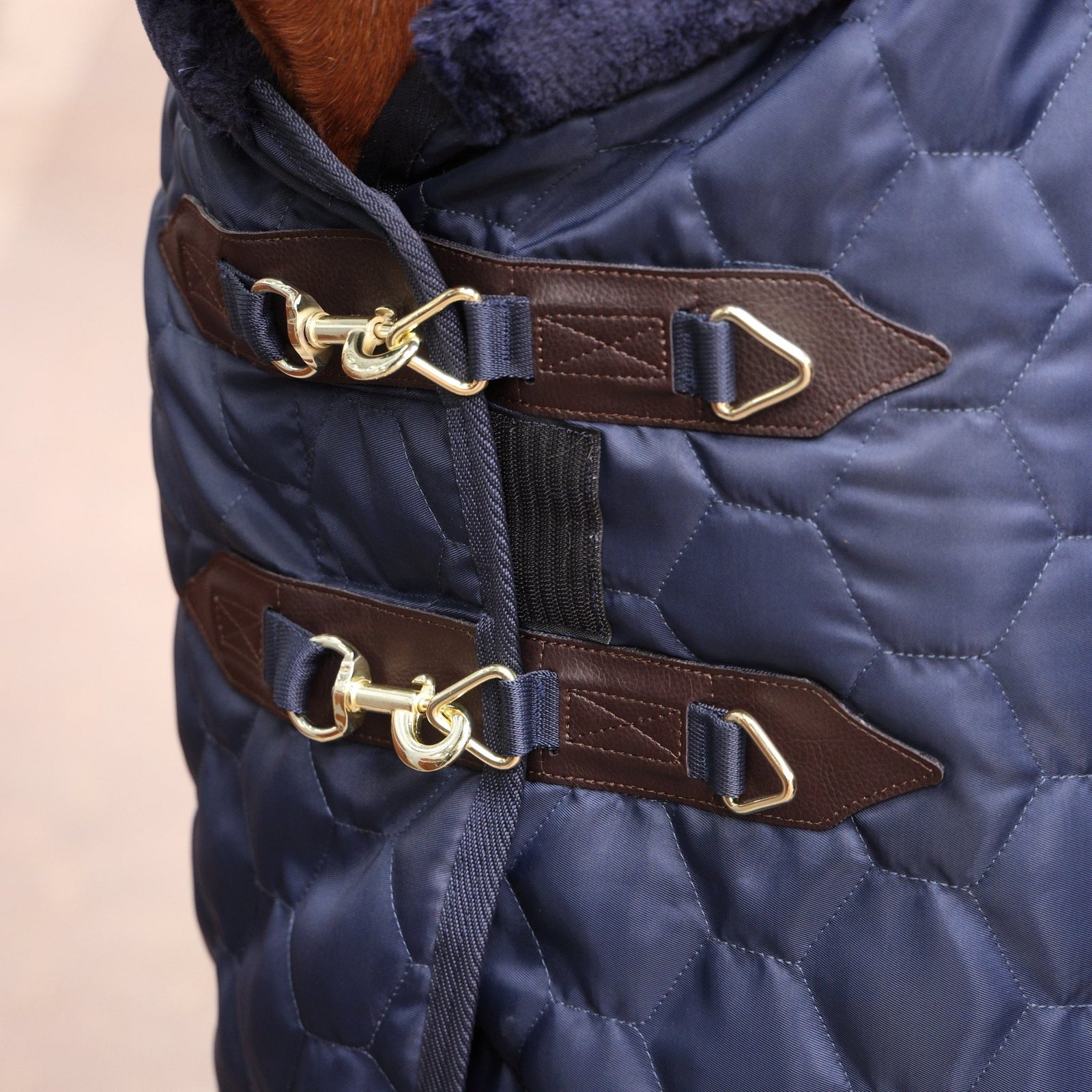 Shires Deluxe Quilted Rug - Navy - Nags Essentials