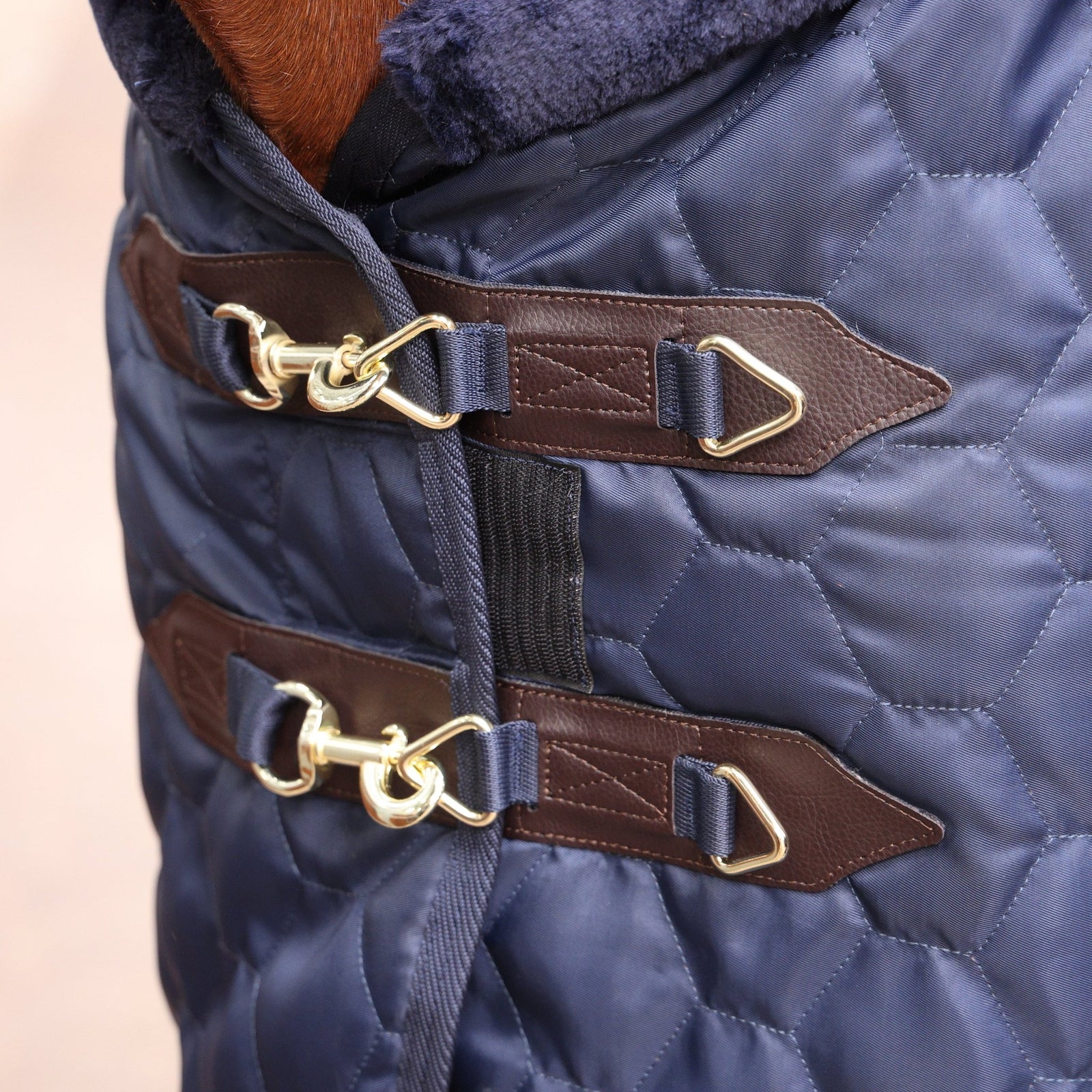 Shires Deluxe Quilted Rug - Navy - Nags Essentials