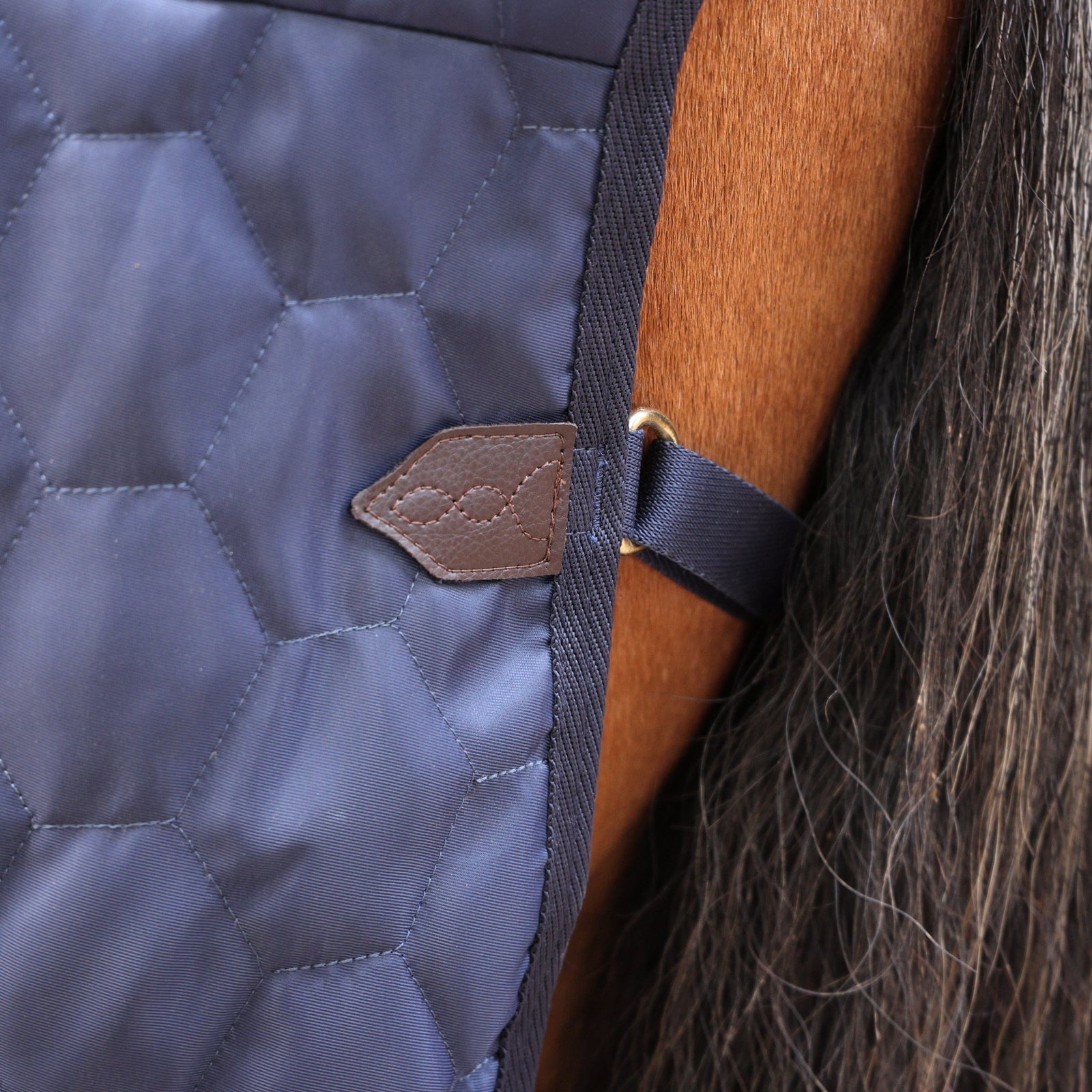 Shires Deluxe Quilted Rug - Navy - Nags Essentials