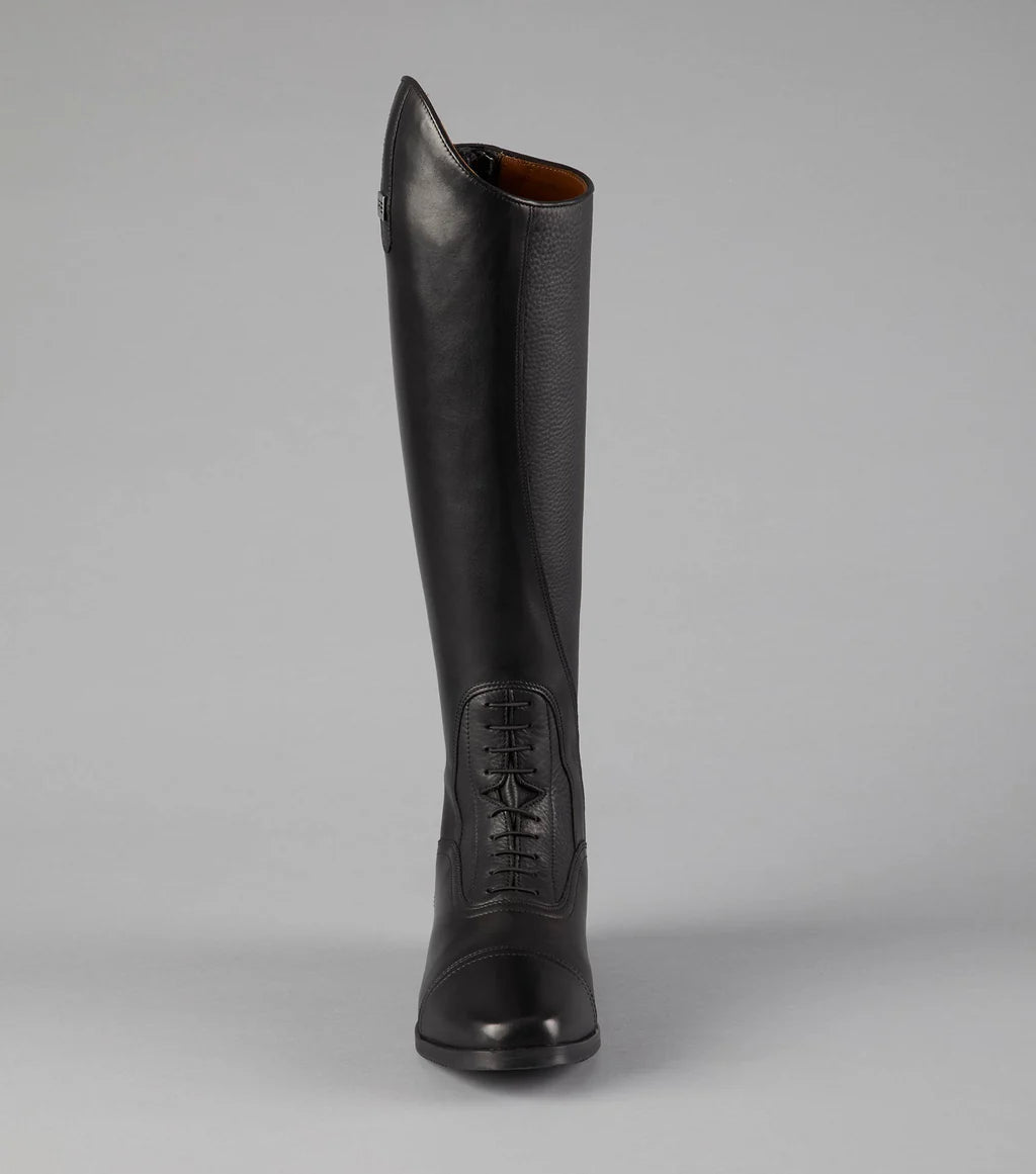 Premier Equine Silentio Mens Tall Leather Field Boot - Black
