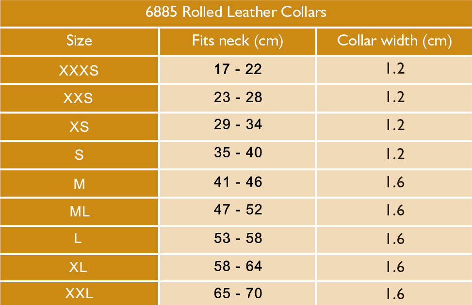 Digby & Fox Rolled Leather Dog Collar - Nags Essentials