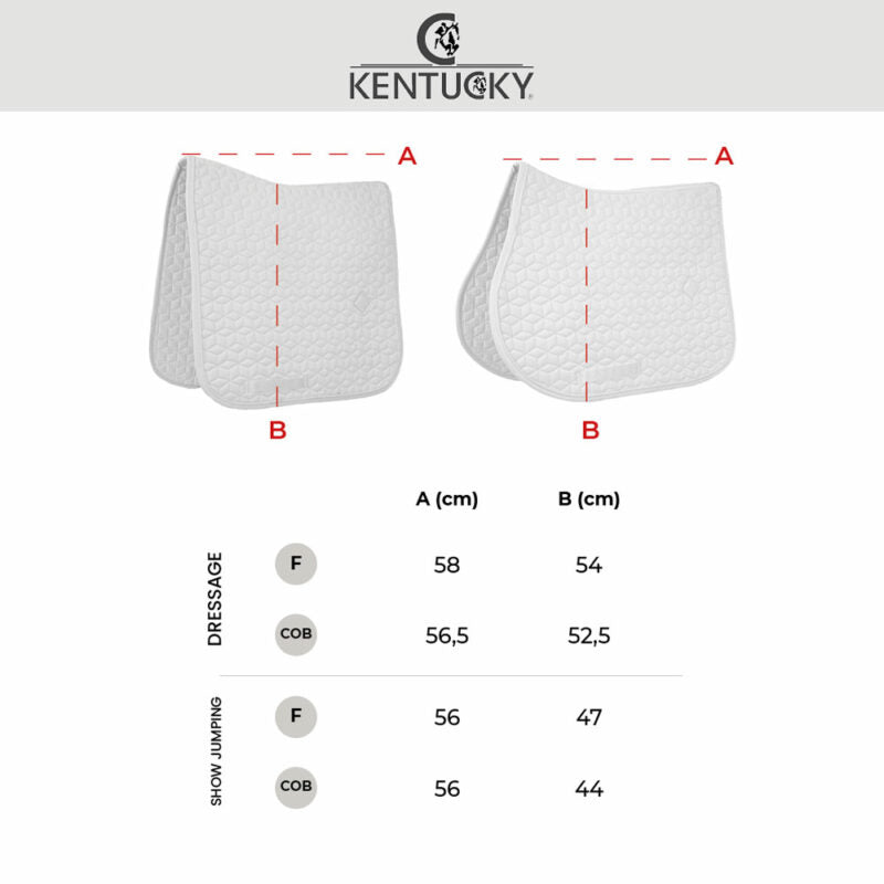 Skin Friendly Saddle Pad Sheepskin Diamond Dressage - Nags Essentials