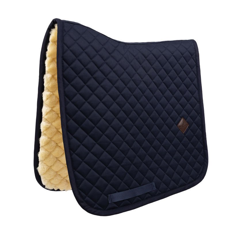 Skin Friendly Saddle Pad Sheepskin Diamond Dressage - Nags Essentials