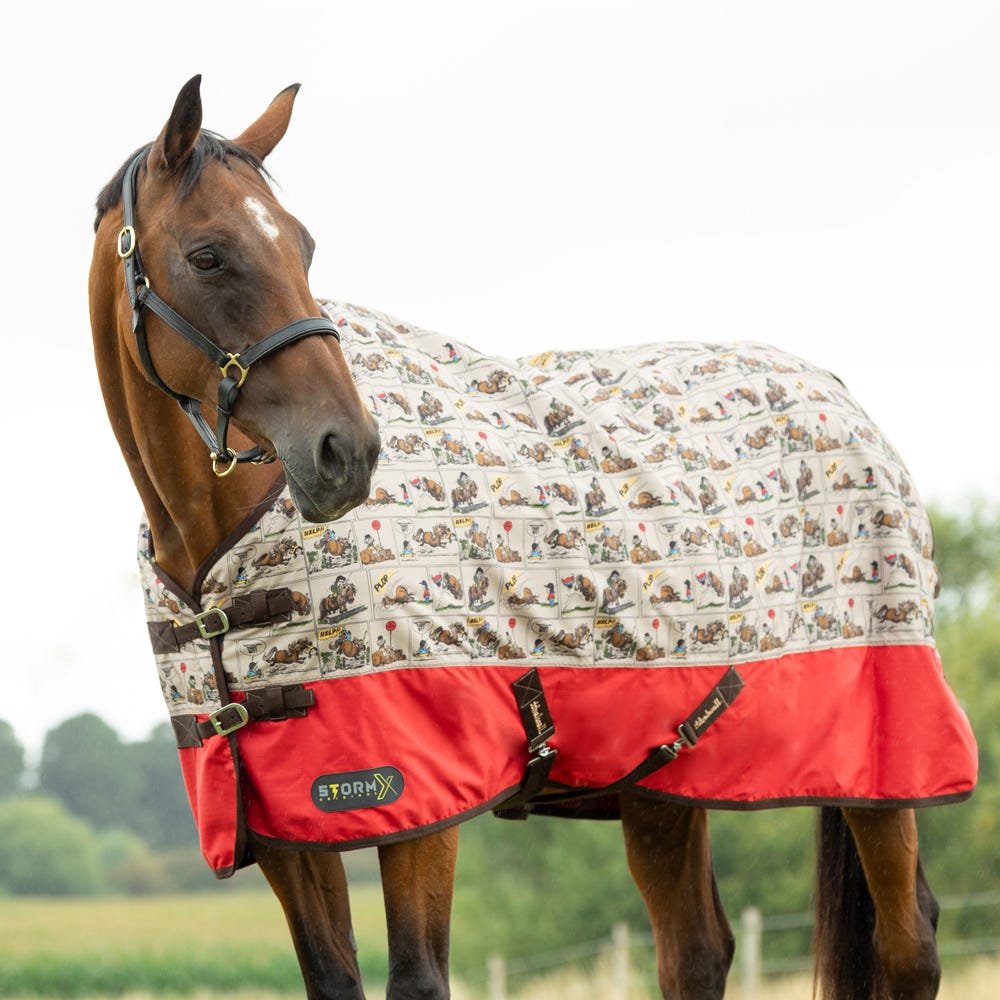 StormX Original 200 Combi Turnout Rug - Thelwell Collection Comic Chaos - Nags Essentials