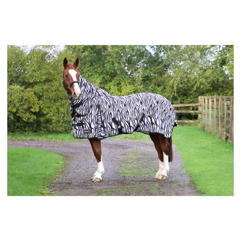 StormX Original Zebra Print Fly Rug - Nags Essentials