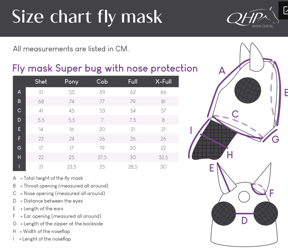 Superbug Fly Mask with Nose - Nags Essentials