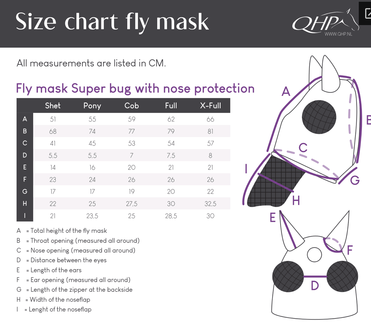 Superbug Fly Mask with Nose - Nags Essentials