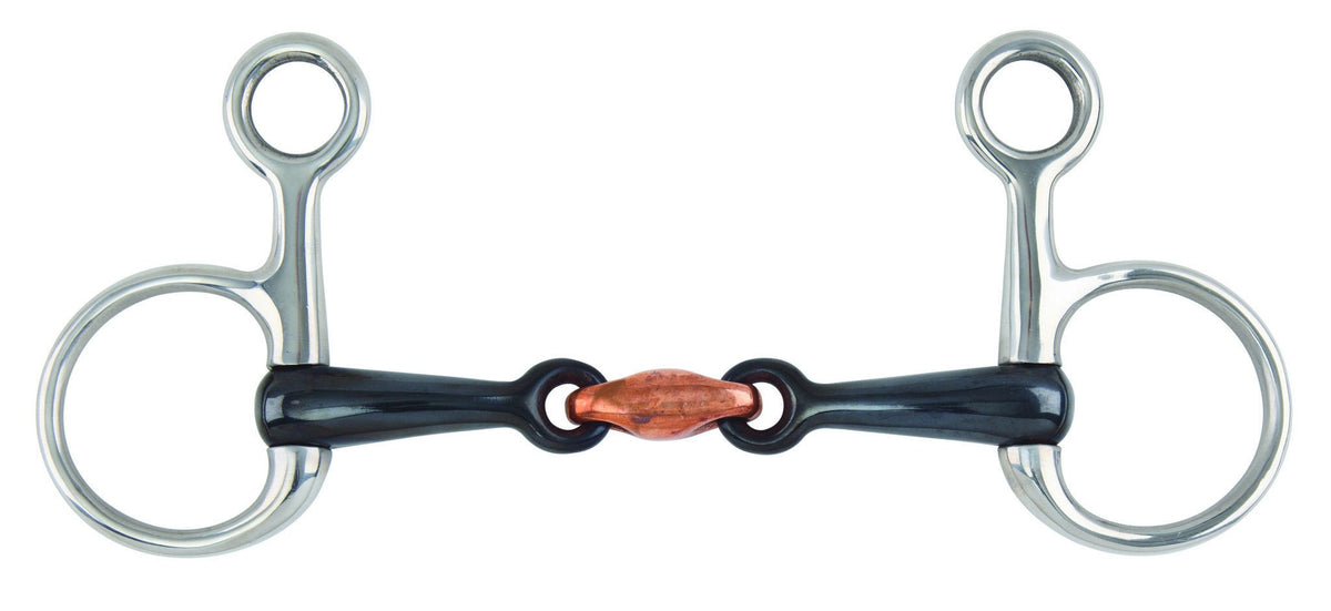 Sweet Iron Hanging Cheek Snaffle with Lozenge - Nags Essentials