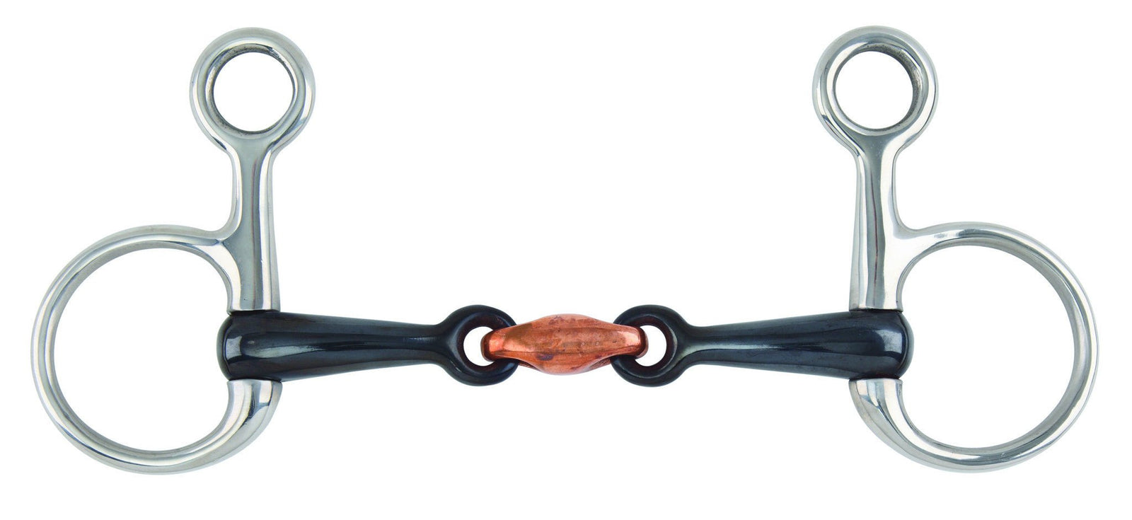 Sweet Iron Hanging Cheek Snaffle with Lozenge - Nags Essentials
