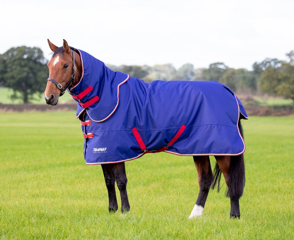 Tempest Original 100 Turnout Rug & Neck Set - Navy - Nags Essentials