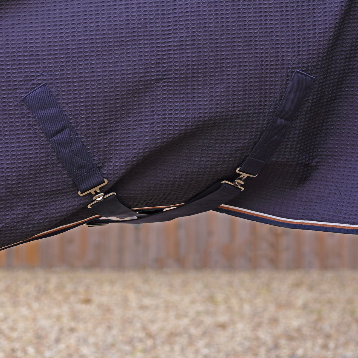Tempest Original Waffle Rug - Navy - Nags Essentials