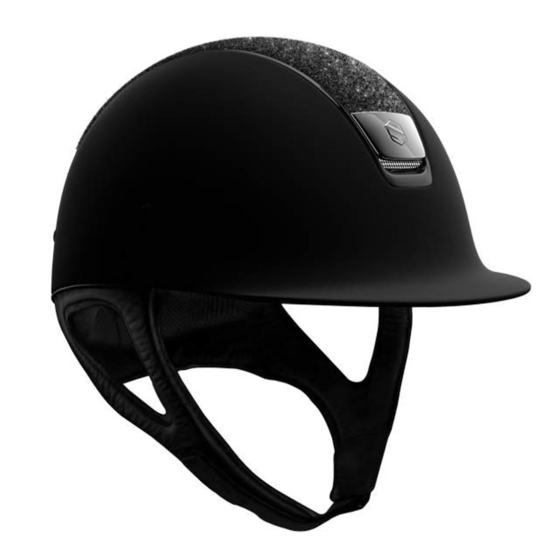 Samshield ShadowMatt 1.0 Black Crystal Fabric Top with Black Chrome Trim