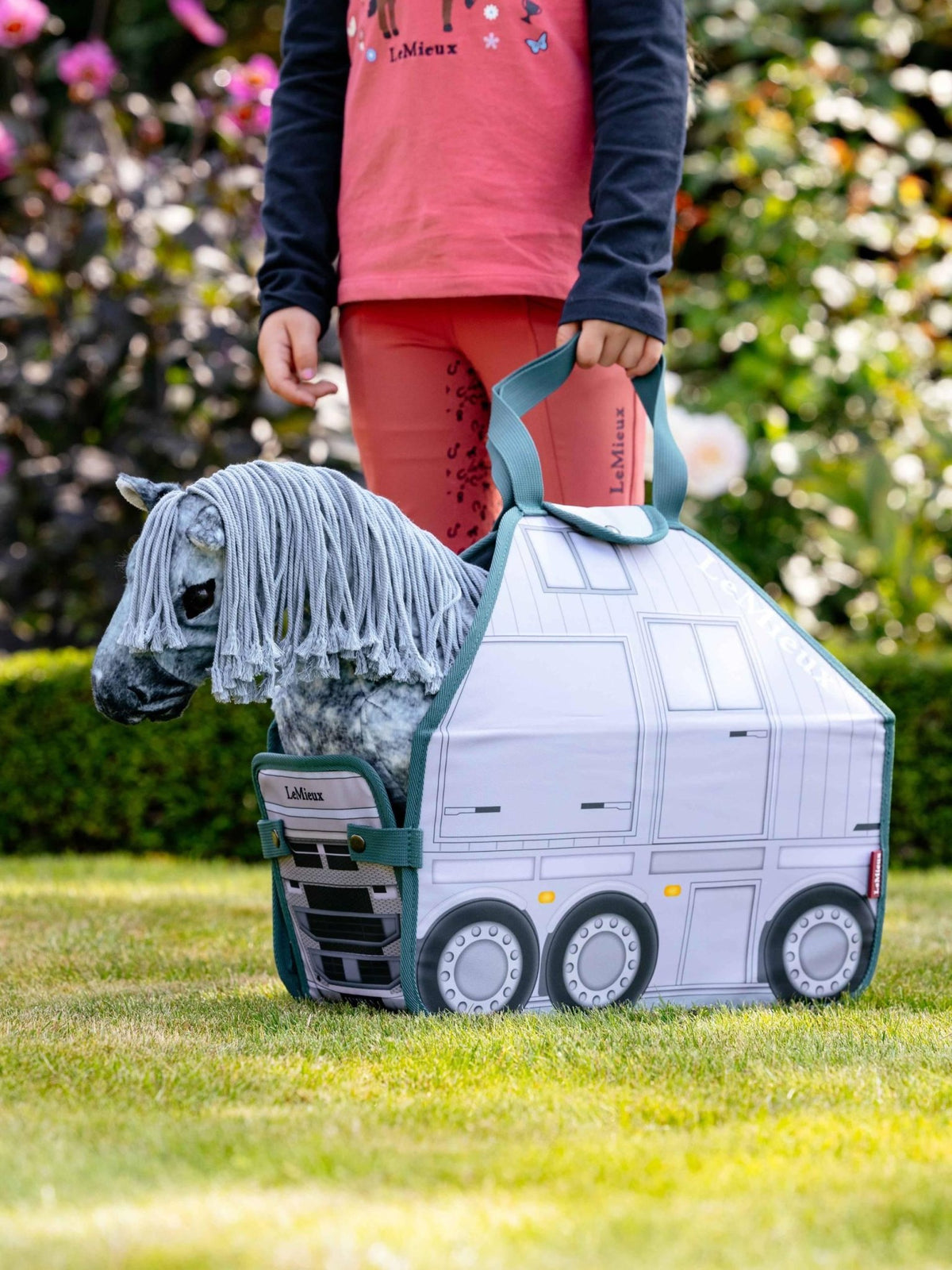 Toy Pony Carry Bag Printed Grey - Nags Essentials