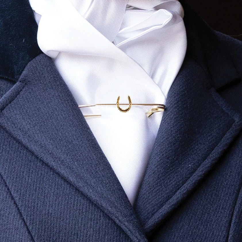 Traditional Horseshoe Stock Pin - Nags Essentials