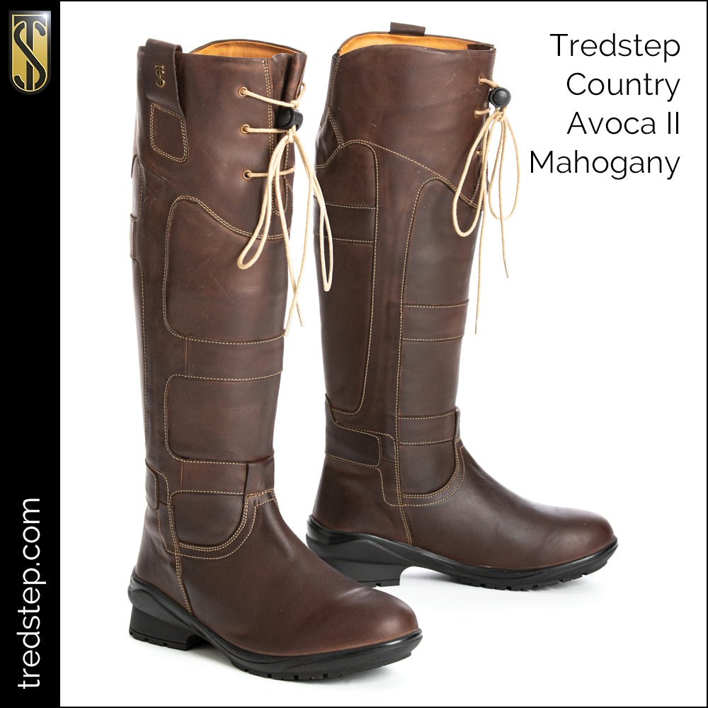 Tredstep Avoca II Front Lace Tall Country Boots - Nags Essentials